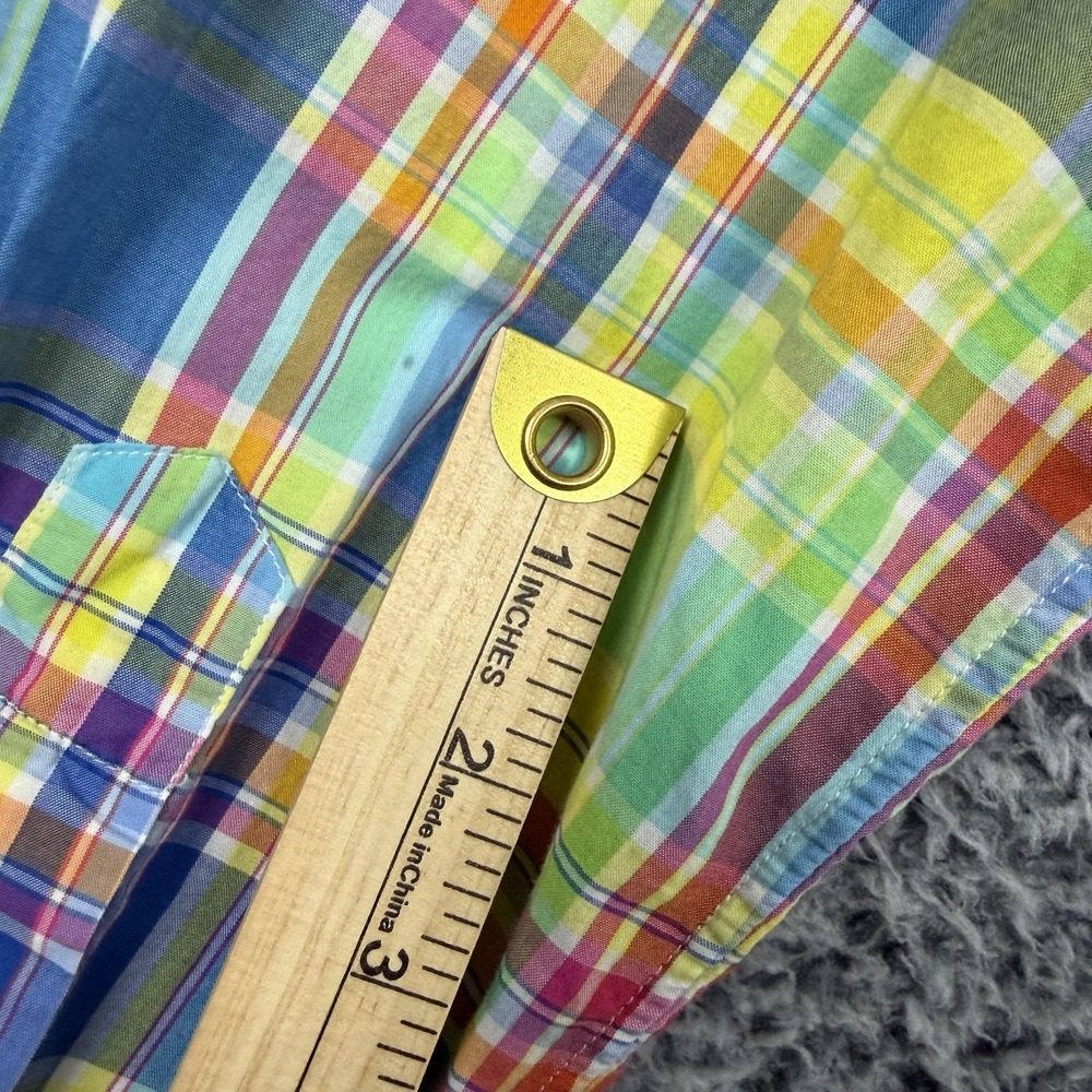 Polo Ralph Lauren Shirt Mens Medium Multicolor Plaid Classic Fit Button Down - Picture 7 of 16